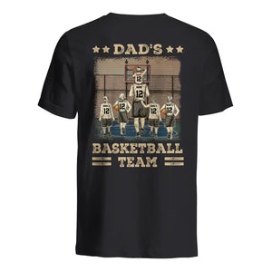 Geschenk zum Vatertag | T-Shirt für Papa individuell gestalten | Papas Basketballmannschaft