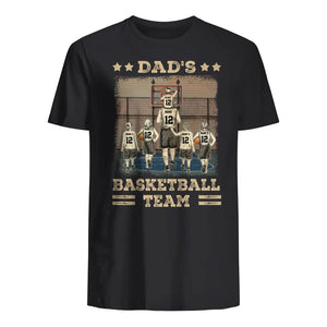 Geschenk zum Vatertag | T-Shirt für Papa individuell gestalten | Papas Basketballmannschaft