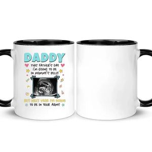 Geschenk zum Vatertag | Tasse für Papa individuell gestalten | NÄCHSTES JAHR WERDE ICH IN DEINEN ARMEN SEIN