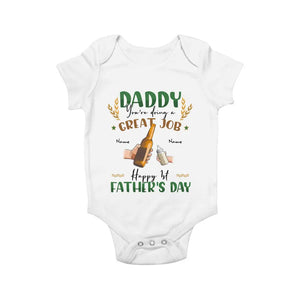 Geschenk zum Vatertag | T-Shirt für Papa individuell gestalten | DADDY, du machst einen tollen Job