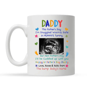 Gift for father's day | Customize Mug for dad |  Daddy I'll be cuddled up with you