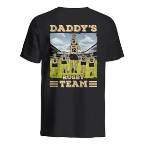 Gift for father's day | Customize T-shirt for dad | Daddy's rugby team