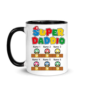 Geschenk zum Vatertag | Tasse für Papa individuell gestalten | Super Daddio
