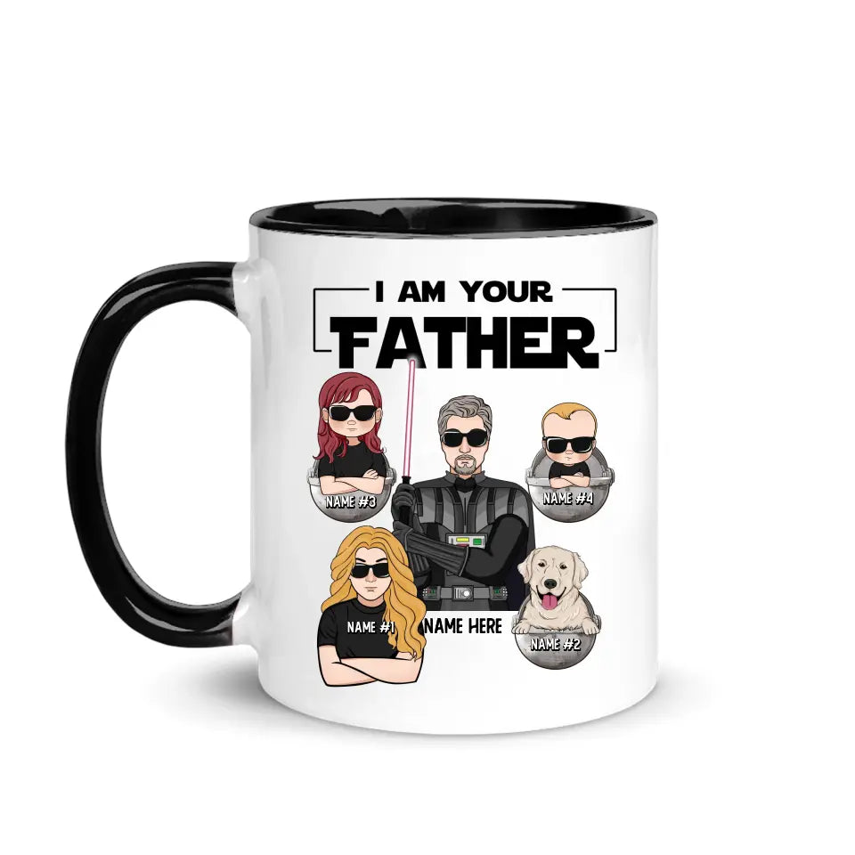 Geschenk zum Vatertag | Tasse für Papa individuell gestalten | ich bin dein Vater